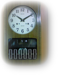 セイコー30日巻(カレンダー付き)カギ巻柱時計